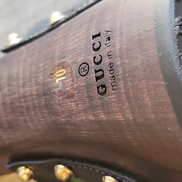 GUCCI New in box size 10 high heel slide with box - Picture 3 of 8